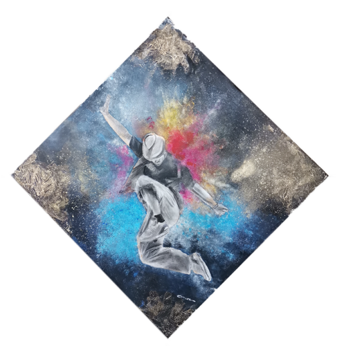 VIBRAZIONI DI HIP HOP 1 by Oria Strobino, Painting for Sale on Singulart
