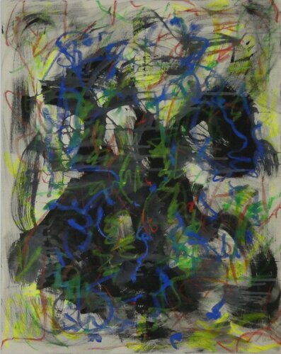 Heartbeat V - Voltage van Hildegard Schnorrenberg, Schilderij te koop op Singulart