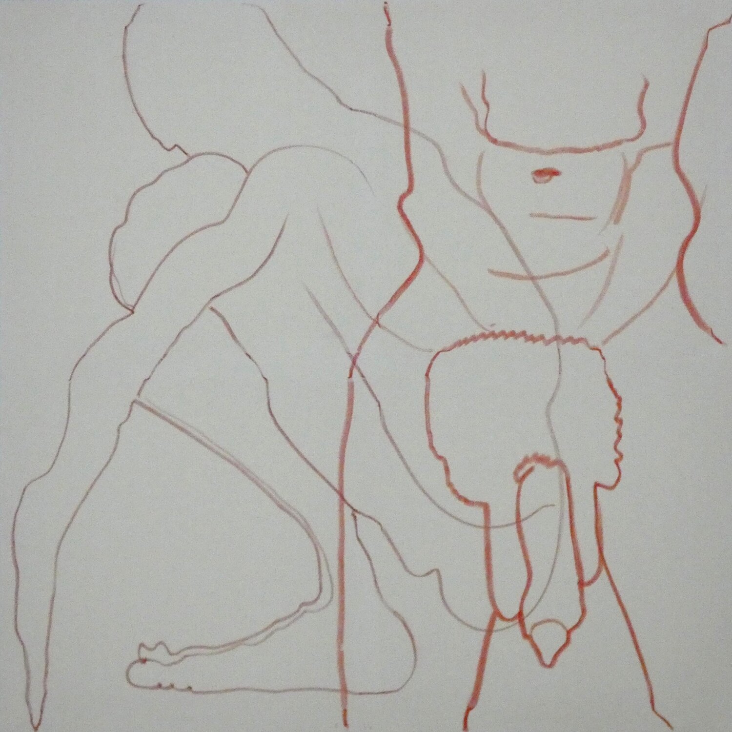 Silent Movements IV - In Outline Hildegard Schnorrenberg Originalgemälde zu verkaufen