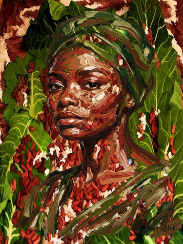 African Culture by Ruby Wright, Painting for Sale on Singulart