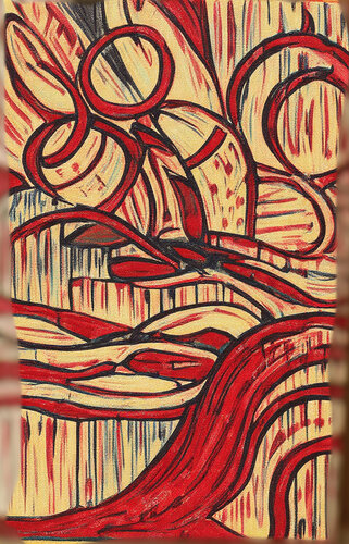 Cheerful di Ruby Wright, Pittura in vendita su Singulart