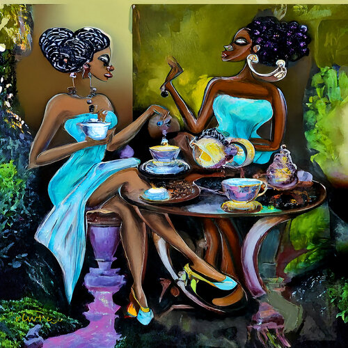 Tea Party von Ruby Wright, Digital kaufen auf Singulart