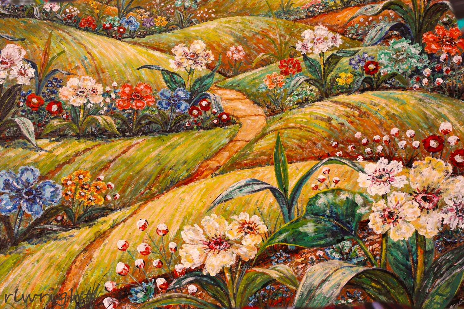 Flowers in the Garden Ruby Wright