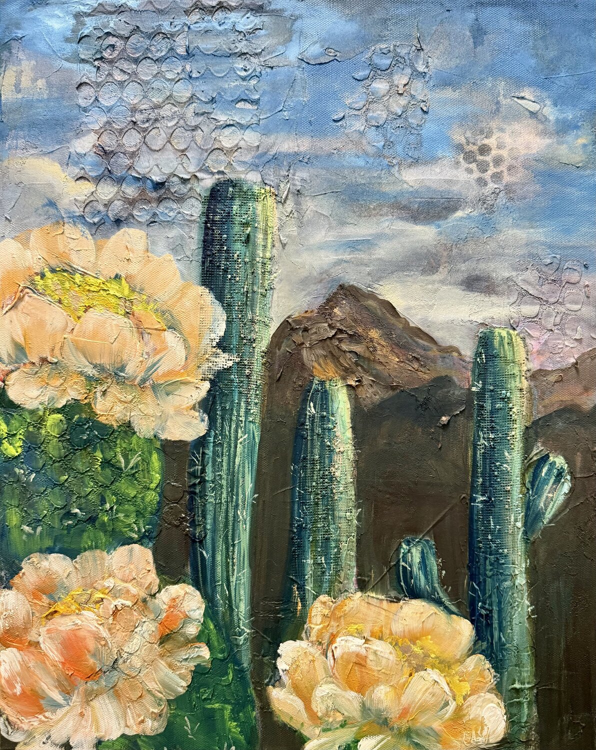 Desert Horizon Ellen Gonzales Origineel schilderij te koop