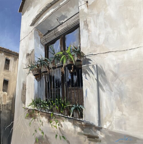 Serie ventanas y balconets   ( Bocairent ) par Josep Millas Chia, Peinture en vente sur Singulart