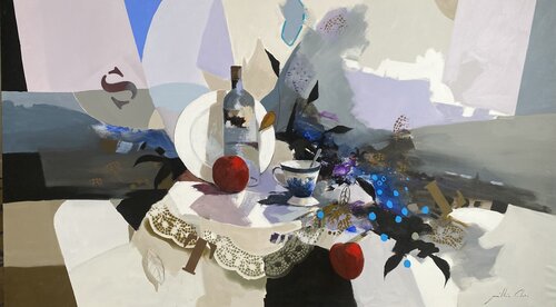 Paisage y Bodegon par Josep Millas Chia, Peinture en vente sur Singulart