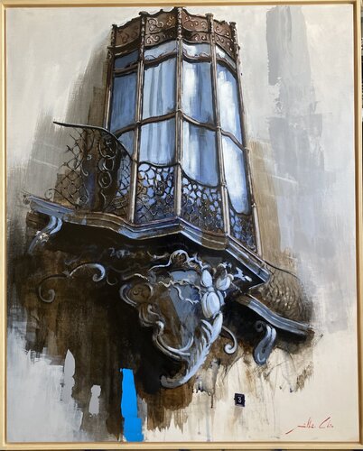 Balcon modernista di Josep Millas Chia, Pittura in vendita su Singulart