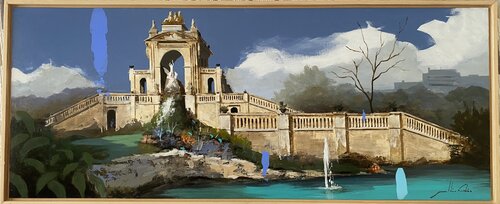 Parque de la Ciutadella Barcelona di Josep Millas Chia, Pittura in vendita su Singulart