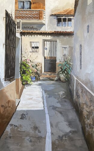 Patio de la Mancha von Josep Millas Chia, Malerei kaufen auf Singulart