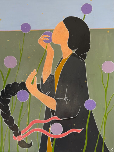 Listening to the quiet von Kseniya Altman, Malerei kaufen auf Singulart