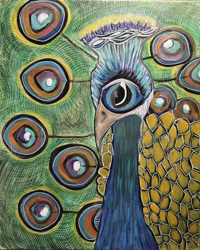 The Peacock von Brandis Medina, Malerei kaufen auf Singulart