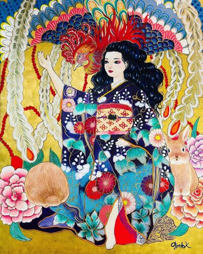 Re-Birth van Chiyoko Kana, Schilderij te koop op Singulart