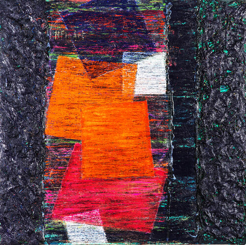 NFinArt Abstraction géométrique 8 van HELENE DAVID-DUBRANA, Schilderij te koop op Singulart