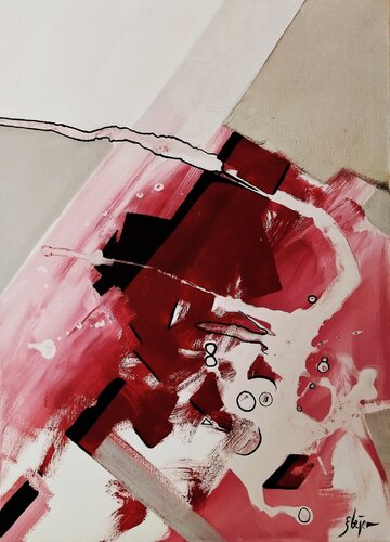 21st century teenage depression van Damian Ebejer, Schilderij te koop op Singulart