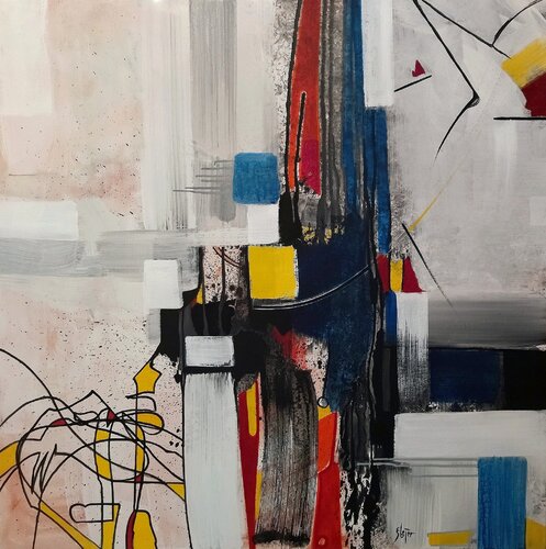 Temptation by Damian Ebejer, 회화 for Sale on Singulart