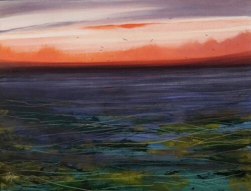 Approaching Nightfall di Damian Ebejer, Pittura in vendita su Singulart