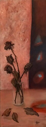 Dry Roses... Dry Love di Damian Ebejer, Pittura in vendita su Singulart