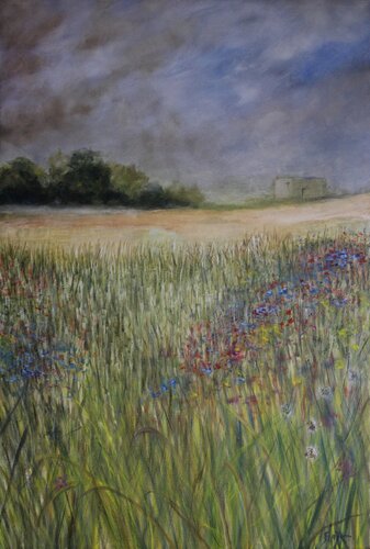 The Widow's Field di Damian Ebejer, Pittura in vendita su Singulart