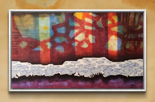 Stampede of Life van Damian Ebejer, Schilderij te koop op Singulart