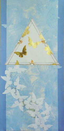Mansion of Spiritual Marriage di Damian Ebejer, Pittura in vendita su Singulart
