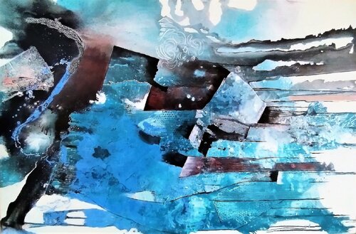 A Greek mystery of the Sea di Damian Ebejer, Pittura in vendita su Singulart