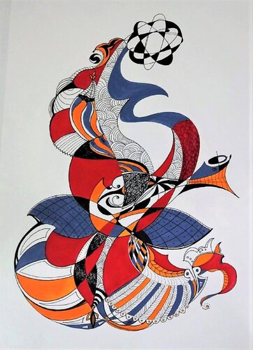 The Jester di Damian Ebejer, Opera su carta in vendita su Singulart