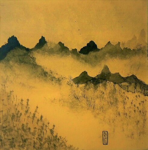 Wuyi mountain Mist di Damian Ebejer, Opera su carta in vendita su Singulart