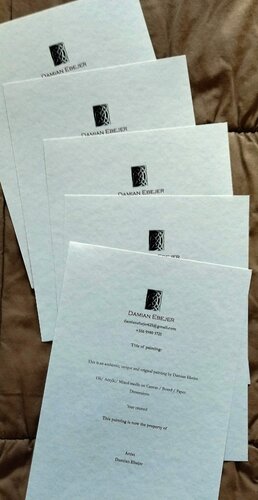 Certificate of Authenticity par Damian Ebejer, Édition en vente sur Singulart