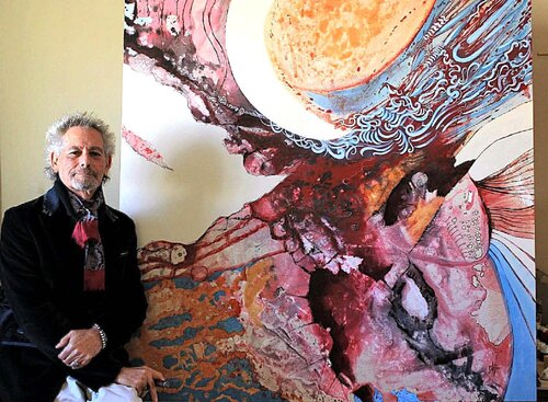 {commissioned work) Persephone's Voyage van Damian Ebejer, Schilderij te koop op Singulart