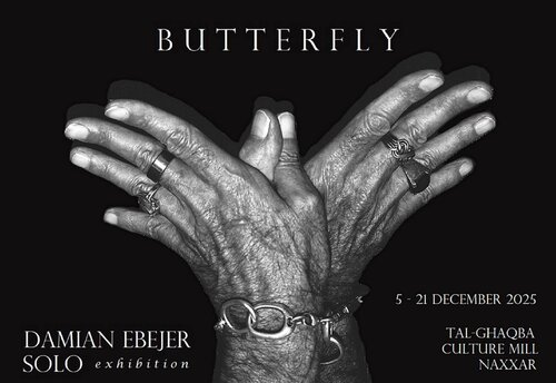 Solo exhibition 2025- Butterfly. van Damian Ebejer, Afdruk te koop op Singulart
