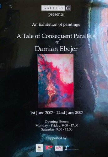 Solo exhibition 2007 - A Tale of Consequent Parallels. van Damian Ebejer, Afdruk te koop op Singulart