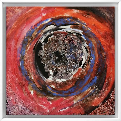 Hidden Spiral of Thought van Damian Ebejer, Schilderij te koop op Singulart