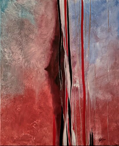 Linear Space no.4 by Damian Ebejer, 회화 for Sale on Singulart
