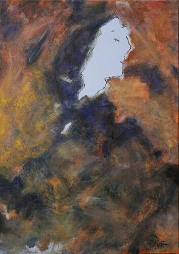 Escape from the Mancave by Damian Ebejer, Painting for Sale on Singulart