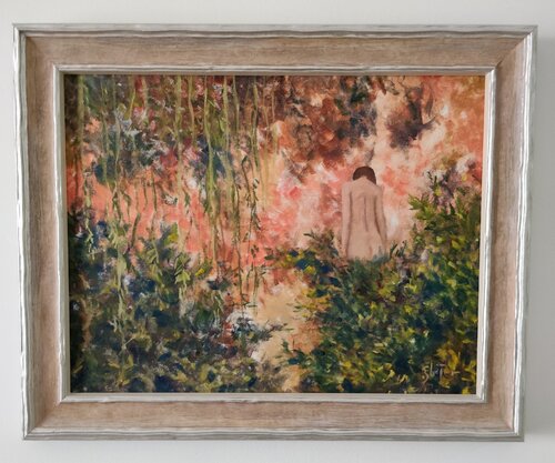 Visiting Eve's complicated life, once again van Damian Ebejer, Schilderij te koop op Singulart