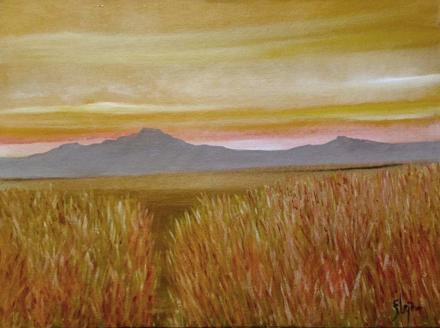 Breathless Summer eve (study) Damian Ebejer