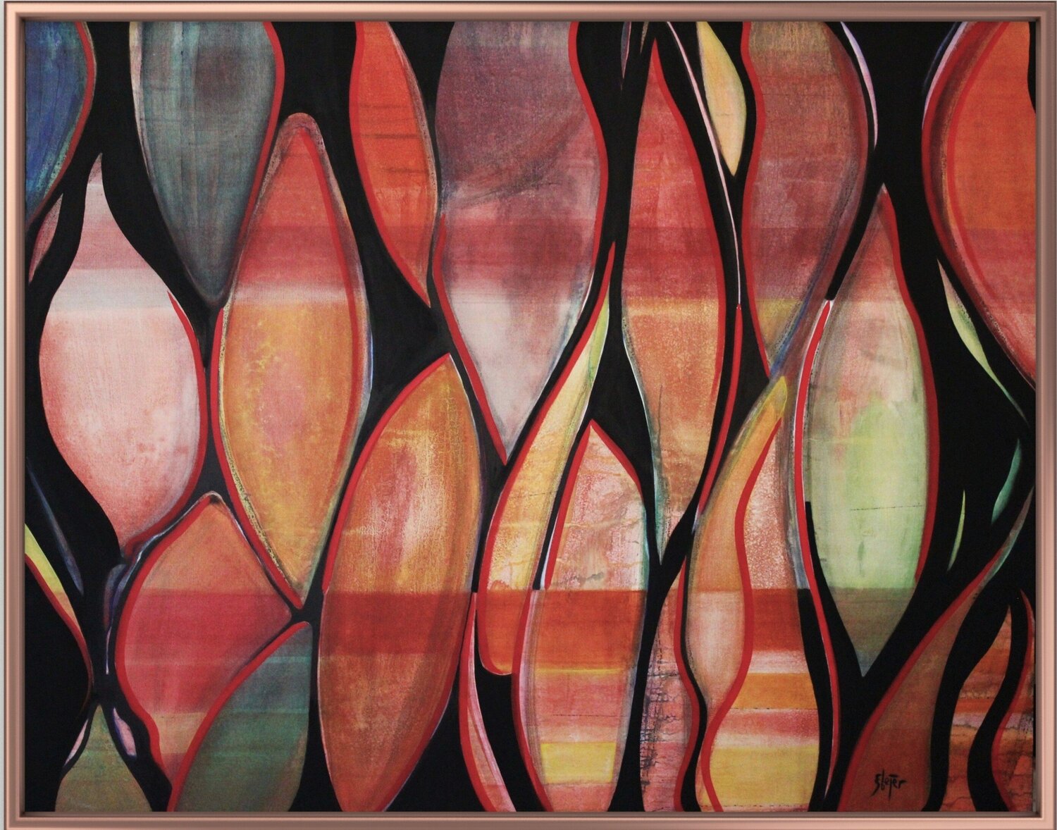 Fiamatum Damian Ebejer Peinture originale à vendre