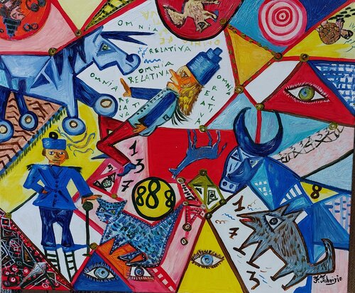 OMNIA RELATIVA von Franca Fabrizio, Malerei kaufen auf Singulart