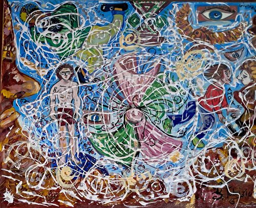 LA RUOTA DEL DESTINO by Franca Fabrizio, Painting for Sale on Singulart