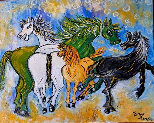 Vital energy di Franca Fabrizio, Pittura in vendita su Singulart