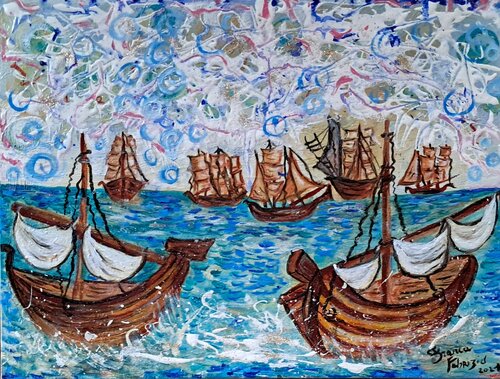 LIBERTATEM ESSE von Franca Fabrizio, Malerei kaufen auf Singulart