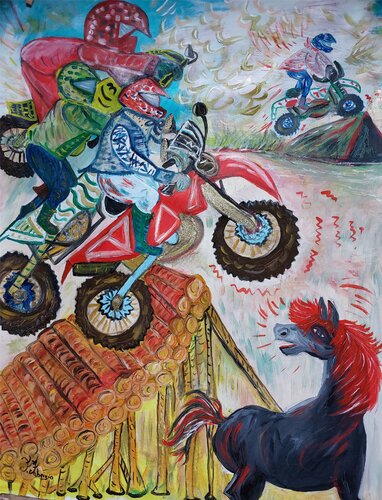 RUMORE E STUPORE par Franca Fabrizio, Peinture en vente sur Singulart