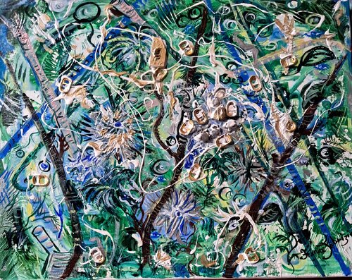 GREEN WORLD by Franca Fabrizio, Painting for Sale on Singulart