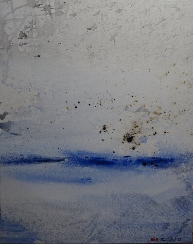 Horitzó Blau van Paulí Josa Fenés, Schilderij te koop op Singulart