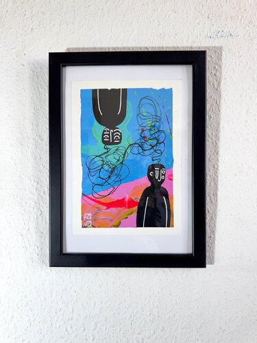 NOS PENSAMOS | Just My Thoughts by Franco Cuadra, Work on Paper for Sale on Singulart