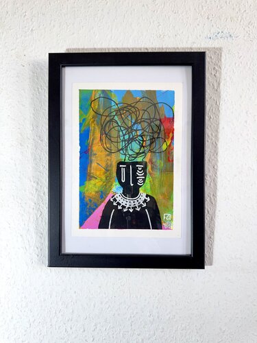 CACIQUE | Just My Thoughts by Franco Cuadra, Work on Paper for Sale on Singulart