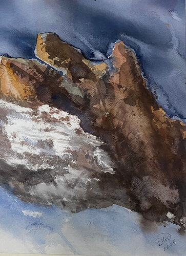 Stone sentinels by Iryna Medvedovska, Painting for Sale on Singulart