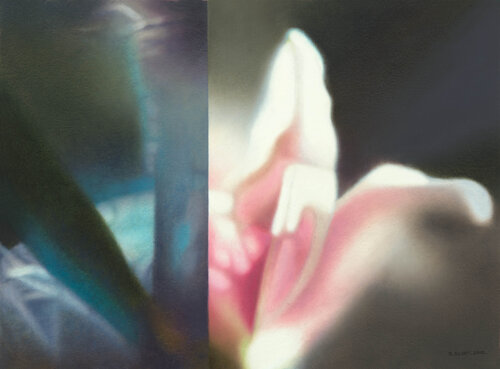 Evening Lily by Rosemary Sloot, Painting for Sale on Singulart