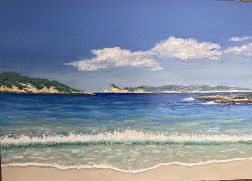 Cala Bassa, Ibiza by Wendy Williams, 소묘 for Sale on Singulart
