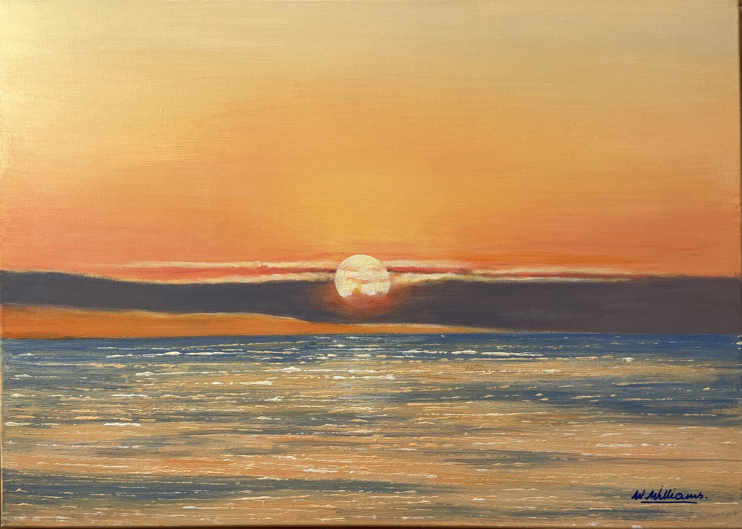 Sunset over Cala Tarida, Ibiza Wendy Williams